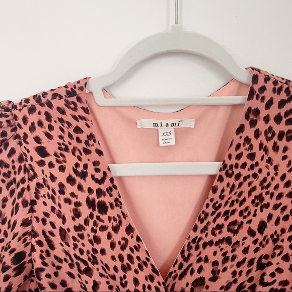 Francesca’s Miami Faux-wrap Minidress, Size XXS - Picture 3 of 3